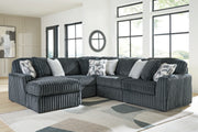 Sam's Furniture - Ashley Furniture - Midnight-Madness Sectional - RAF 5-Piece Sectional with Chaise / Gunmetal - 98105S22