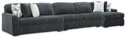 Sam's Furniture - Ashley Furniture - Midnight-Madness 3-Piece Sectional with Chaise - 3-Piece Sectional with Chaise - 98105S28