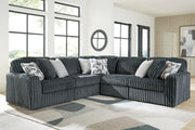 Sam's Furniture - Ashley Furniture - Midnight-Madness Sectional - RAF 5-Piece Sectional / Gunmetal - 98105S27