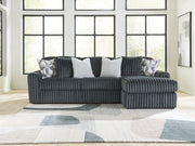 Sam's Furniture - Ashley Furniture - Midnight-Madness Sectional - LAF 2-Piece Sectional Sofa Chaise / Gunmetal - 98105S3