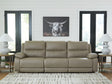 Sam's Furniture - Ashley Furniture - Narwhal Place Sectional - 3-Piece Power Reclining Sectional / Pebble - PC99201S1