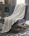 Sam's Furniture - Ashley Furniture - Leonita Throw - Throw / Black/White - A1000769T