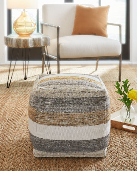 Sam's Furniture - Ashley Furniture - Josalind Pouf - Pouf / Multi - A1000935