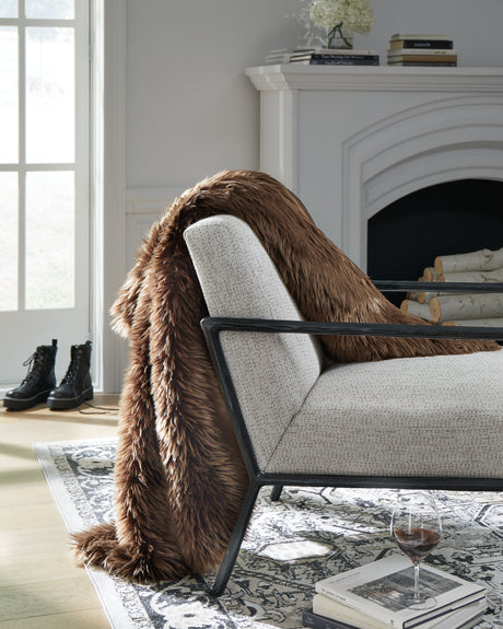 Sam's Furniture - Ashley Furniture - Bellethrone Throw (Set of 3) - Throw (3/CS) / Brown - A1000987
