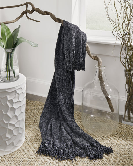 Sam's Furniture - Ashley Furniture - Tamish Throw (Set of 3) - Throw (3/CS) / Black - A1001027