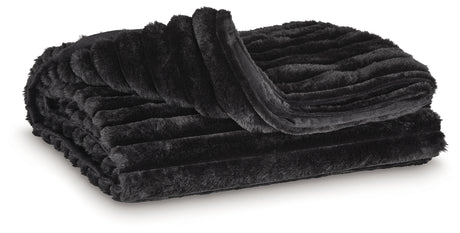 Sam's Furniture - Ashley Furniture - Alsonwell Throw (Set of 3) - Throw (3/CS) / Black - A1001083