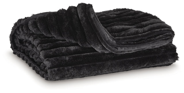 Sam's Furniture - Ashley Furniture - Alsonwell Throw (Set of 3) - Throw (3/CS) / Black - A1001083