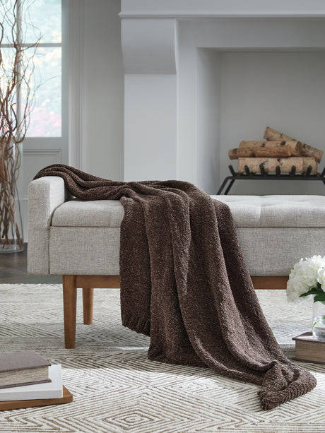 Sam's Furniture - Ashley Furniture - Anawood Throw (Set of 3) - Throw (3/CS) / Brown - A1001098