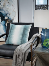Sam's Furniture - Ashley Furniture - Elonwich Pillows - Pillow (4/CS) / Teal/White - A1001106