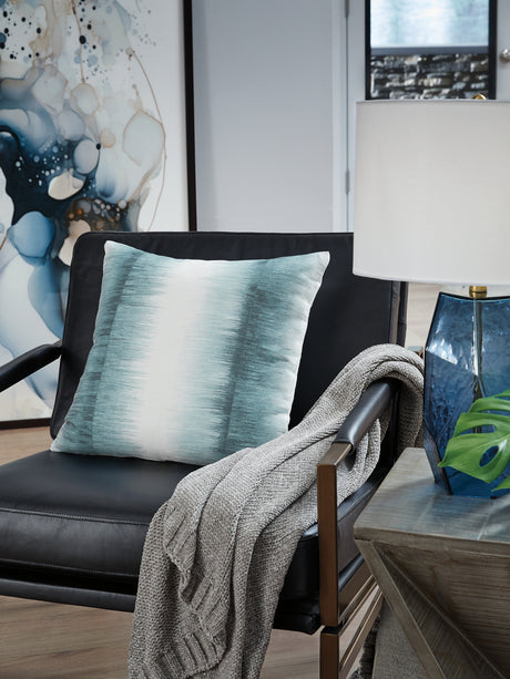 Sam's Furniture - Ashley Furniture - Elonwich Pillows - Pillow (4/CS) / Teal/White - A1001106