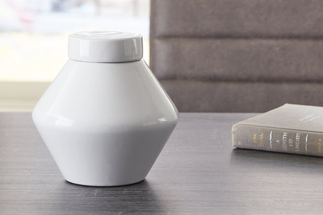 Sam's Furniture - Ashley Furniture - Domina Jar - Jar / White - A2000484J