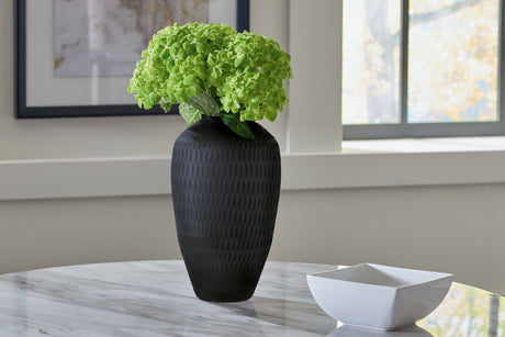 Sam's Furniture - Ashley Furniture - Etney Vase - Vase / Slate - A2000509