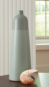 Sam's Furniture - Ashley Furniture - Peerland Vase - Vase / Sage Green - A2000656