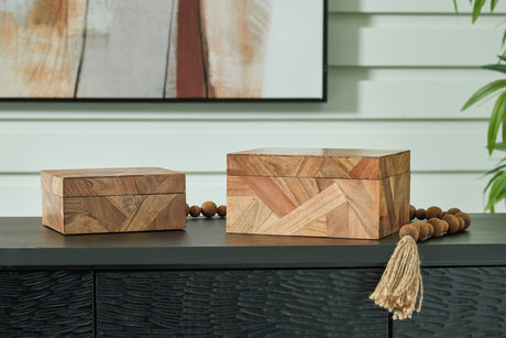 Sam's Furniture - Ashley Furniture - Antford Box (Set of 2) - Box Set (Set of 2) / Brown - A2000691