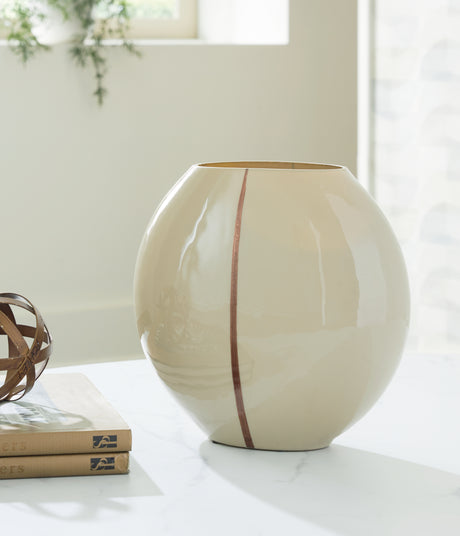 Sam's Furniture - Ashley Furniture - Sheabourne Vase - Vase / Cream - A2000701