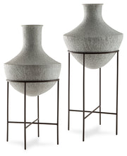 Sam's Furniture - Ashley Furniture - Estonbank Vase - Vase Set / Distressed Cream - A2000747A1