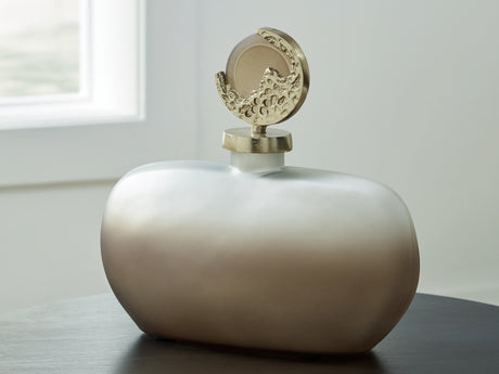 Sam's Furniture - Ashley Furniture - Acario Jar - Jar / Taupe/Gold Finish - A2000781