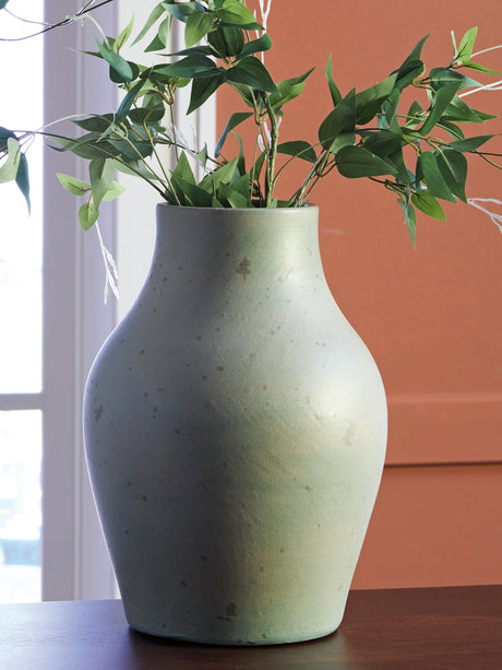 Sam's Furniture - Ashley Furniture - Baychester Vase - Vase / Antique Green - A2000806