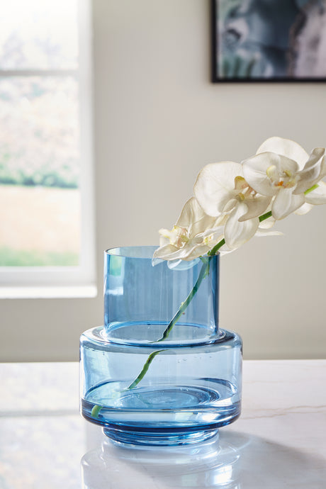 Sam's Furniture - Ashley Furniture - Bealen Vase - Vase / Dark Blue - A2900012