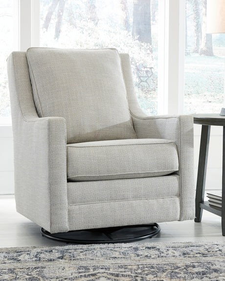Sam's Furniture - Ashley Furniture - Kambria Swivel Glider Accent Chair - Swivel Glider Accent Chair / Frost - A3000206