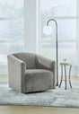 Sam's Furniture - Ashley Furniture - Bramner Accent Chair - Swivel Accent Chair / Charcoal - A3000330