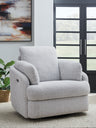 Sam's Furniture - Ashley Furniture - Alainmont Next-Gen Nuvella Swivel Power Recliner - Swivel Power Recliner / Stone - A3000739