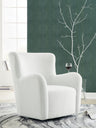 Sam's Furniture - Ashley Furniture - Rowenburg Swivel Glider Accent Chair - Swivel Glider Accent Chair / Cream - A3000797