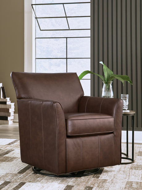 Sam's Furniture - Ashley Furniture - Braydunn Swivel Glider Accent Chair - Swivel Glider Accent Chair / Espresso Brown - A3000820