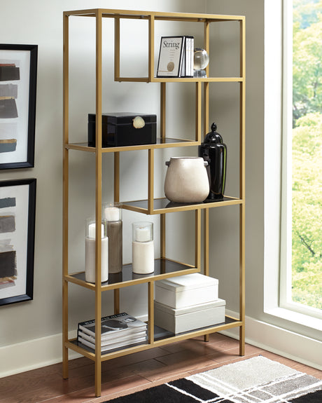 Sam's Furniture - Ashley Furniture - Frankwell Bookcase - Bookcase / Brown/Black - A4000021