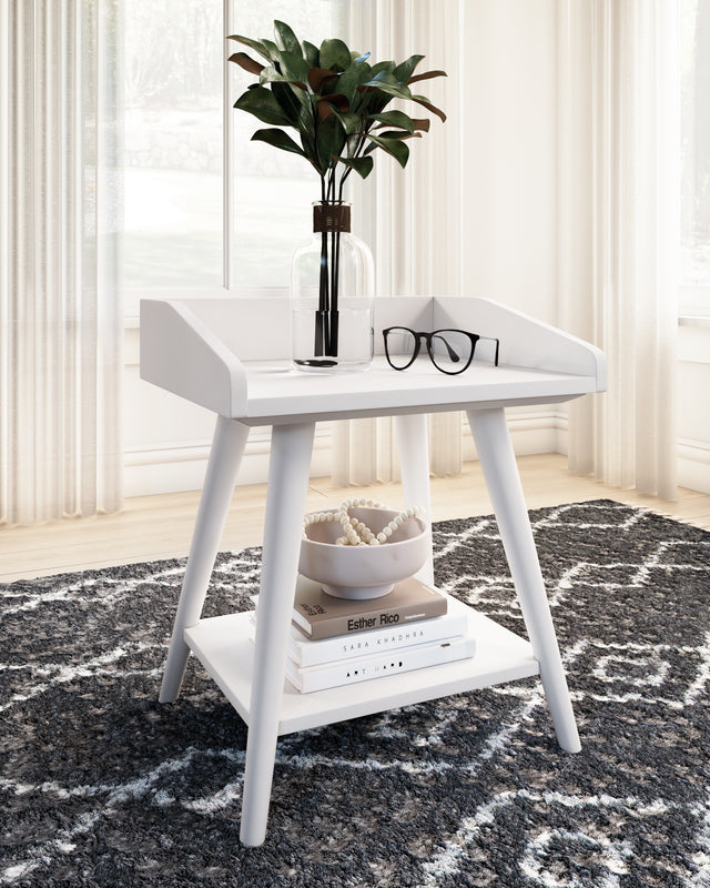 Sam's Furniture - Ashley Furniture - Blariden Accent Table - Accent Table / White - A4000367