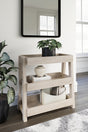 Sam's Furniture - Ashley Furniture - Blariden Shelf Accent Table - Shelf Accent Table / Light Tan - A4000368