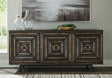Sam's Furniture - Ashley Furniture - Fair Ridge Accent Cabinet - Accent Cabinet / Distressed Black - A4000573