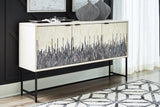 Sam's Furniture - Ashley Furniture - Freyton Accent Cabinet - Accent Cabinet / White/Gray - A4000582