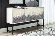 Sam's Furniture - Ashley Furniture - Freyton Accent Cabinet - Accent Cabinet / White/Gray - A4000582