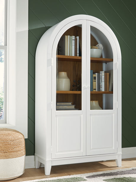 Sam's Furniture - Ashley Furniture - Dagandale Accent Cabinet - Accent Cabinet / White/Natural - A4000598