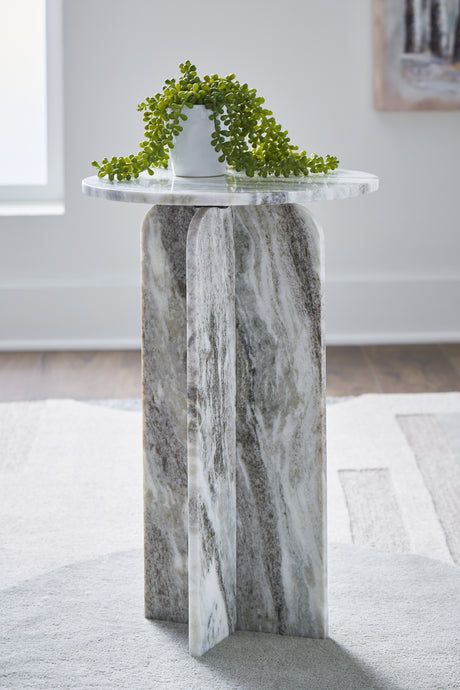 Sam's Furniture - Ashley Furniture - Keithwell Accent Table - Accent Table / Gray - A4000610