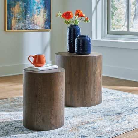 Sam's Furniture - Ashley Furniture - Cammund Accent Table (Set of 2) - Accent Table (Set of 2) / Brown - A4000619