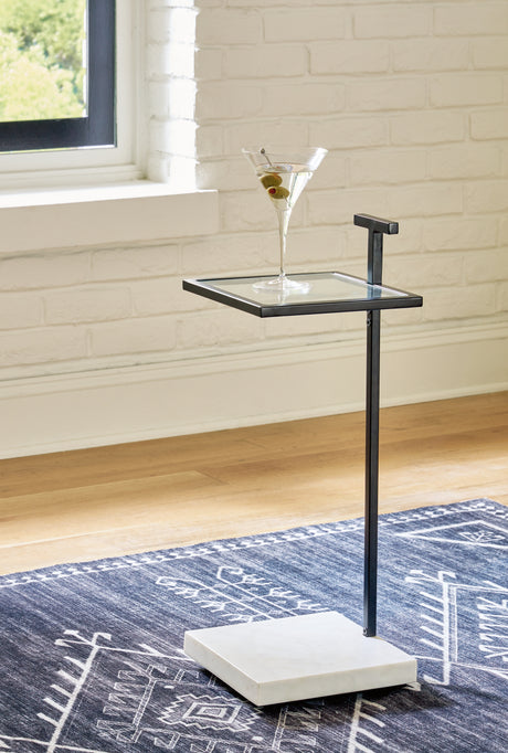 Sam's Furniture - Ashley Furniture - Mannill Accent Table - Accent Table / Black/White - A4000630
