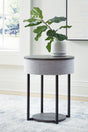 Sam's Furniture - Ashley Furniture - Sethlen Accent Table with Speaker - Accent Table with Speaker / Gray/Black - A4000641