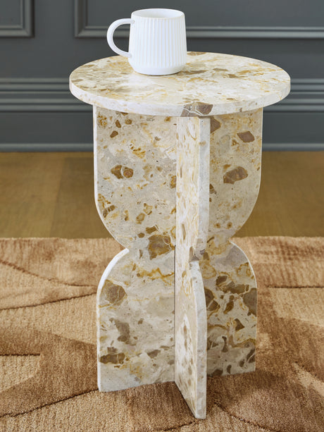 Sam's Furniture - Ashley Furniture - Treygan Accent Table - Accent Table / Beige - A4000647