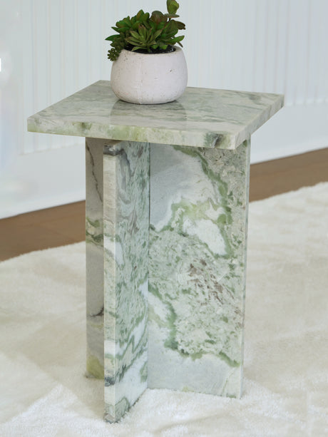 Sam's Furniture - Ashley Furniture - Deaconwell Accent Table - Accent Table / White/Green - A4000648