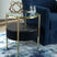 Sam's Furniture - Ashley Furniture - Nedman Accent Table with Speaker - Accent Table with Speaker / Black/Gold Finish - A4000669