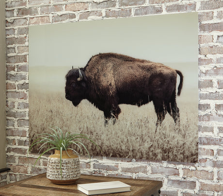 Sam's Furniture - Ashley Furniture - Brutus Wall Decor - Wall Art / Sepia - A8000289