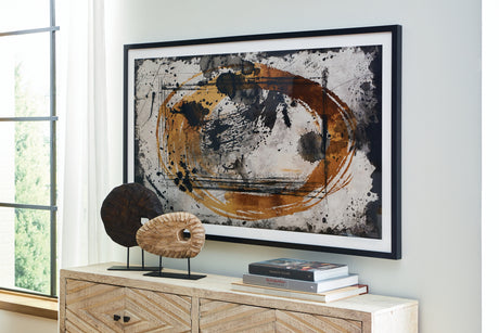Sam's Furniture - Ashley Furniture - Clefting Wall Decor - Wall Art / Black/Caramel/Tan - A8000374