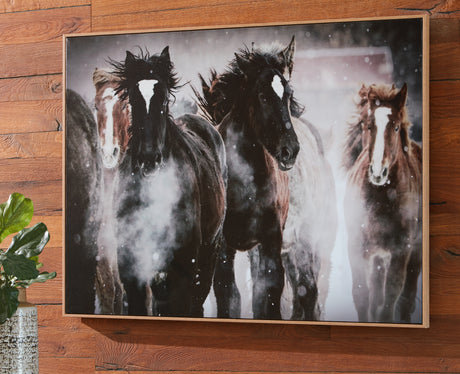 Sam's Furniture - Ashley Furniture - Chaseburn Wall Decor - Wall Art / Brown/Black/White - A8000380