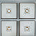 Sam's Furniture - Ashley Furniture - Dallbourne Wall Decor - Wall Art Set (4/CN) / White/Gold Finish - A8000491