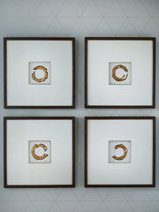 Sam's Furniture - Ashley Furniture - Dallbourne Wall Decor - Wall Art Set (4/CN) / White/Gold Finish - A8000491