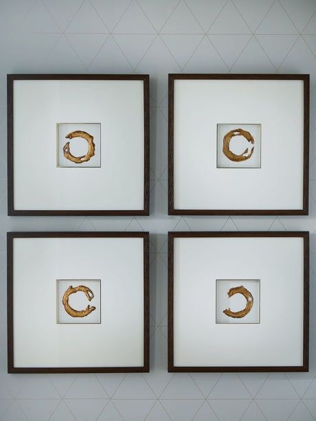 Sam's Furniture - Ashley Furniture - Dallbourne Wall Decor - Wall Art Set (4/CN) / White/Gold Finish - A8000491