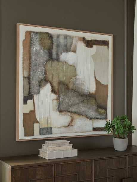 Sam's Furniture - Ashley Furniture - Wylander Wall Decor - Wall Art / Tan/Brown/Gray - A8000497