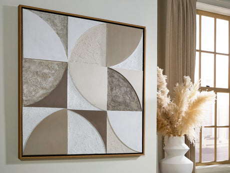 Sam's Furniture - Ashley Furniture - Harelman Wall Decor - Wall Art / Tan/Taupe/White - A8000502